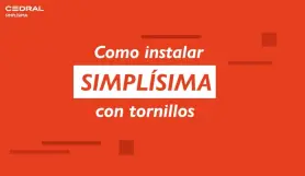 ¿CÓMO INSTALAR PLACA DECORATIVA SIMPLÍSIMA CON TORNILLOS?